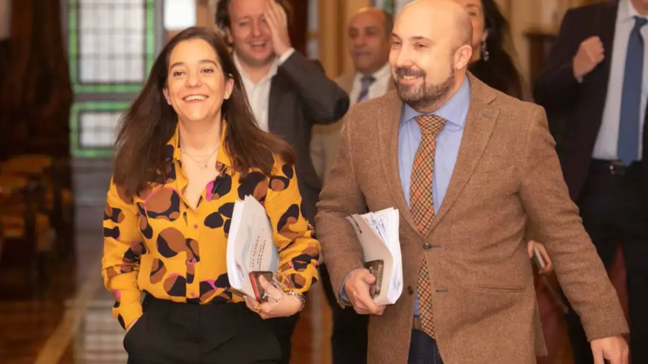 In&eacute;s Rey y Jos&eacute; Manuel Lage Tu&ntilde;as. / Radio Coru&ntilde;a
