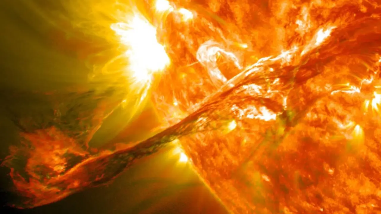 Masa coronal tomada por el Solar Dynamics Observatory. / NASA