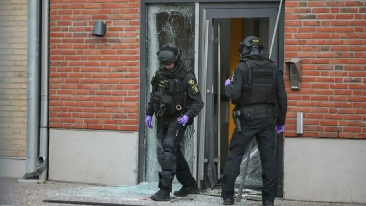 Un edificio sufri&oacute; un atentado con explosivos en Suecia. / RR.SS.