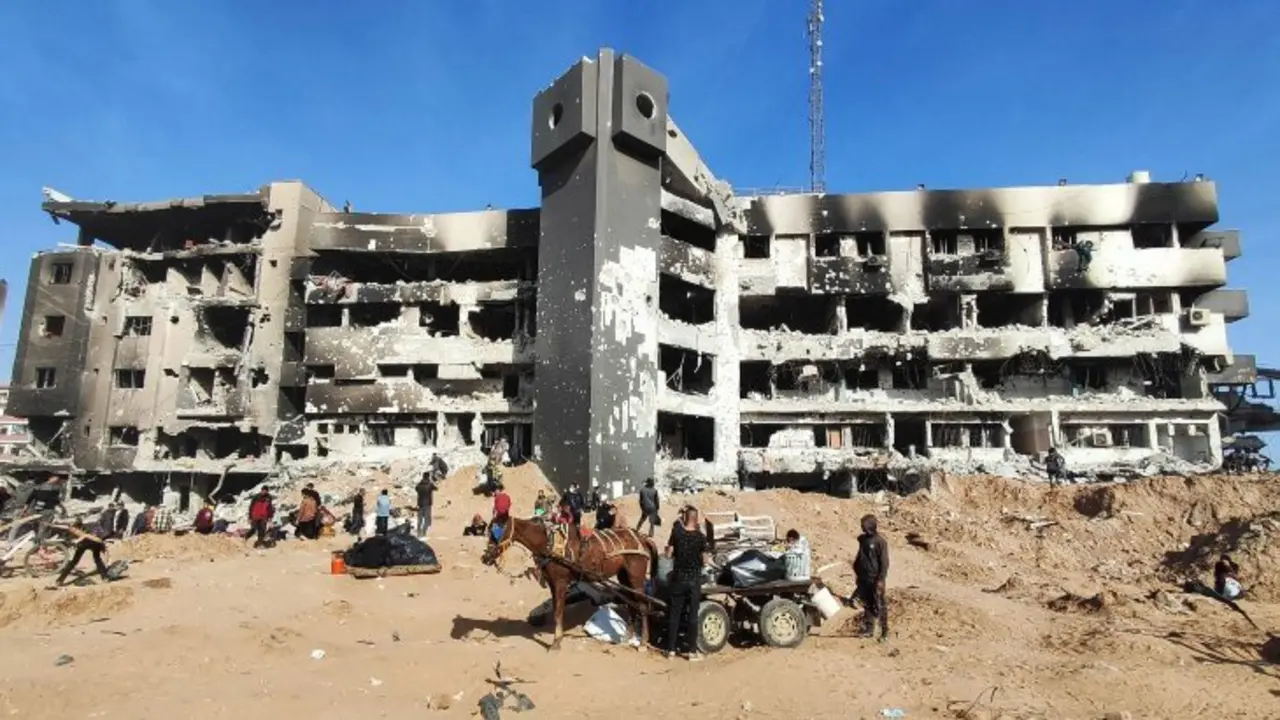 Hospital Al Shifa al retirarse el Ej&eacute;rcito israel&iacute;. / RR.SS.