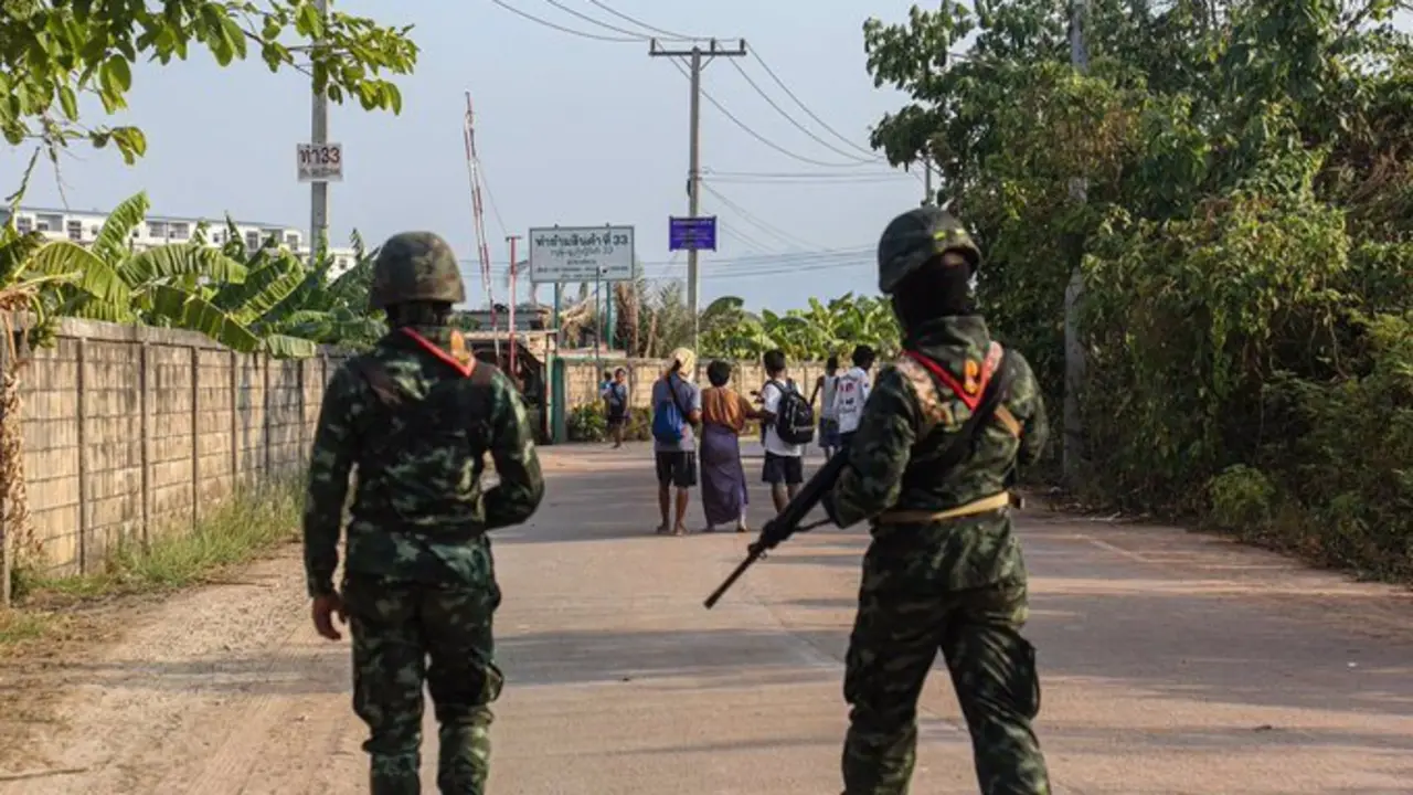 Soldados de las Fuerzas Armadas de Myanmar. / RR.SS.