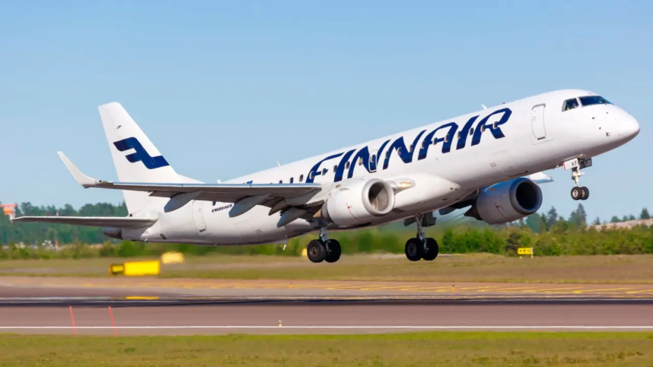 Avi&oacute;n de la aerol&iacute;nea finlandesa Finnair. / RR.SS