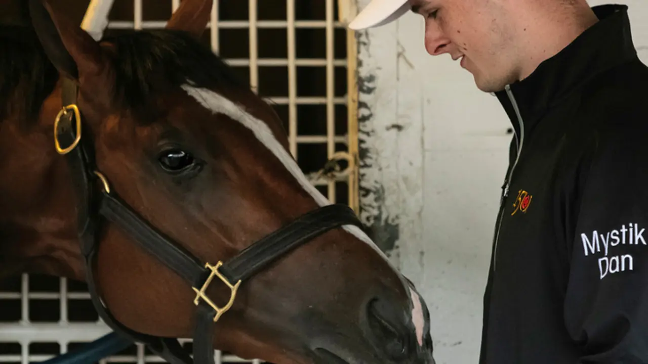 Mystic Dan en su establo. /@PreaknessStakes