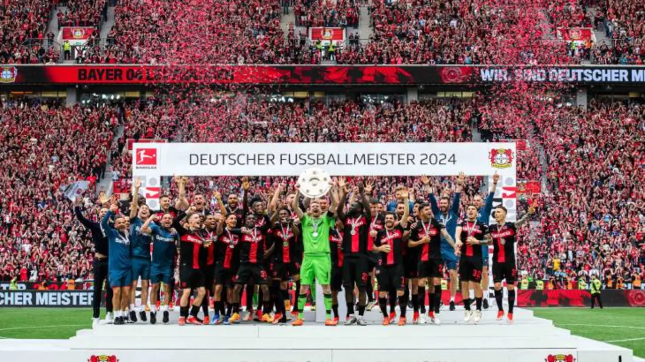 El Bayer Leverkusen se corona como el nuevo campe&oacute;n de la Bundesliga. / @bayer04fussball
