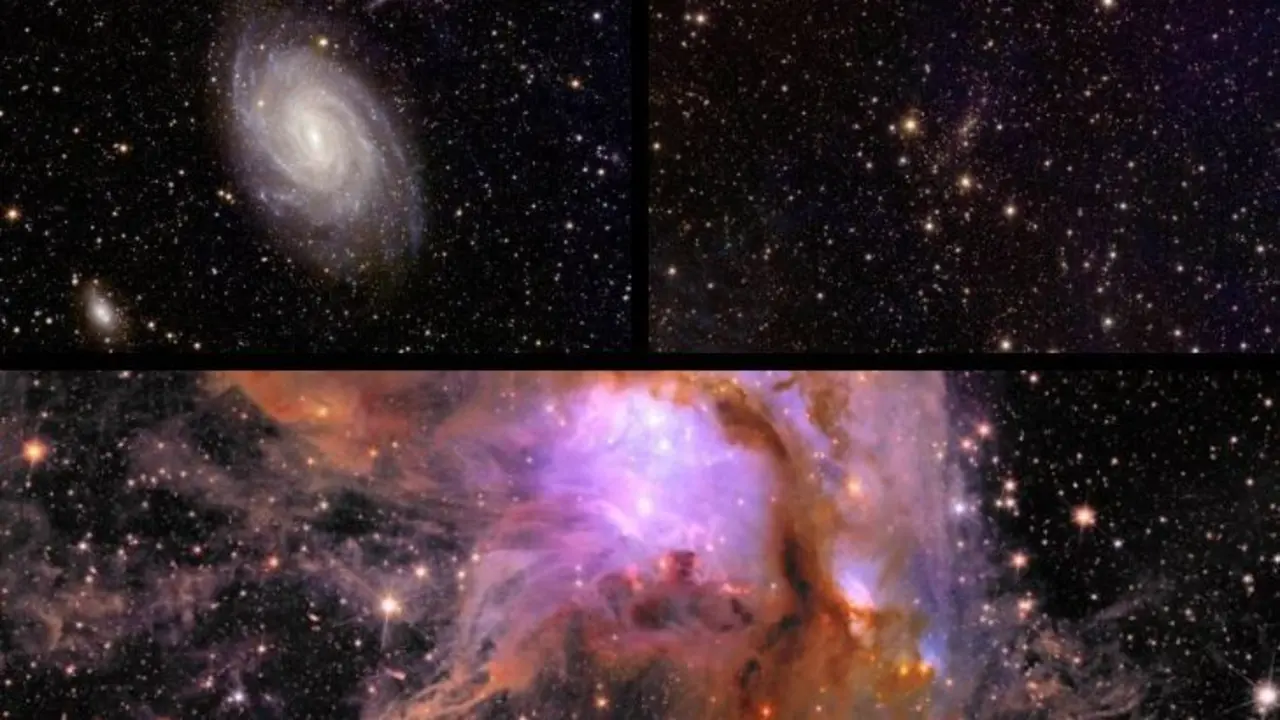 Im&aacute;genes conseguidas por Euclid. / @esa.
