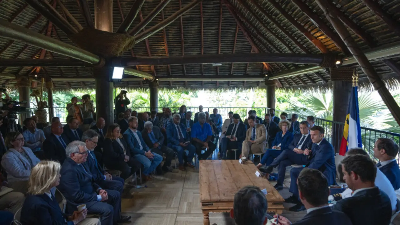 Emmanuel Macron, presidente de Francia, Nueva Caledonia. / Palacio del El&iacute;seo