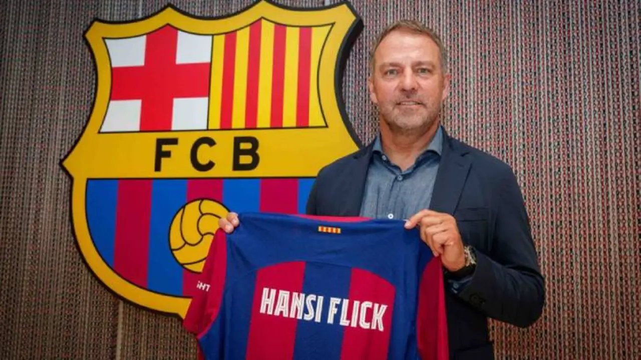 Hansi Flick, entrenador del Bar&ccedil;a. / @fcbarcelona
