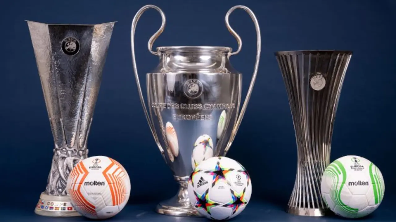 T&iacute;tulos de Europa, Champions y Conference League. / @Twitter