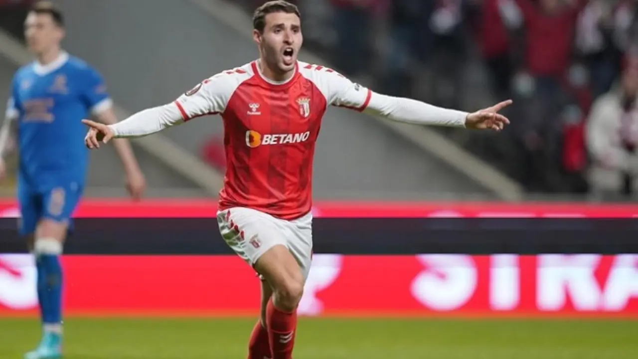 Abel Ruiz, delantero en la &oacute;rbita del Girona para sustituir a Dovbyk. / @BragaFans