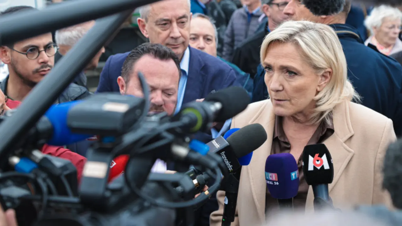 Marine Le Pen, l&iacute;der del Reagrupamiento Nacional (RN) en Francia. / @MLP_Officiel
