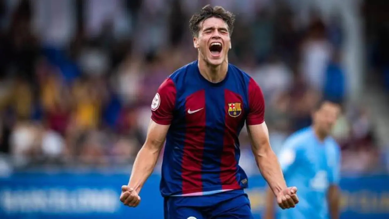 Marc Guiu, jugador formado en las categor&iacute;as inferiores del Bar&ccedil;a, /  @marcguiu9