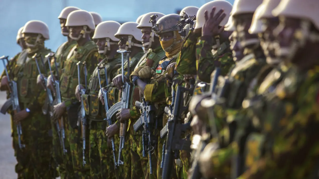 Fuerzas de apoyo keniatas en Hait&iacute;. / RR.SS.