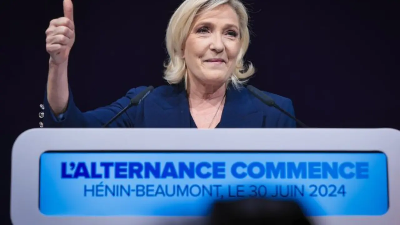 Marine Le Pen, l&iacute;der de Reagrupaci&oacute;n Nacional. / @MLP_officiel.