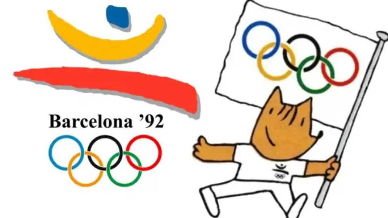 Las dos im&aacute;genes ic&oacute;nicas de los Juegos Ol&iacute;mpicos de Barcelona 1992. /  RR SS
