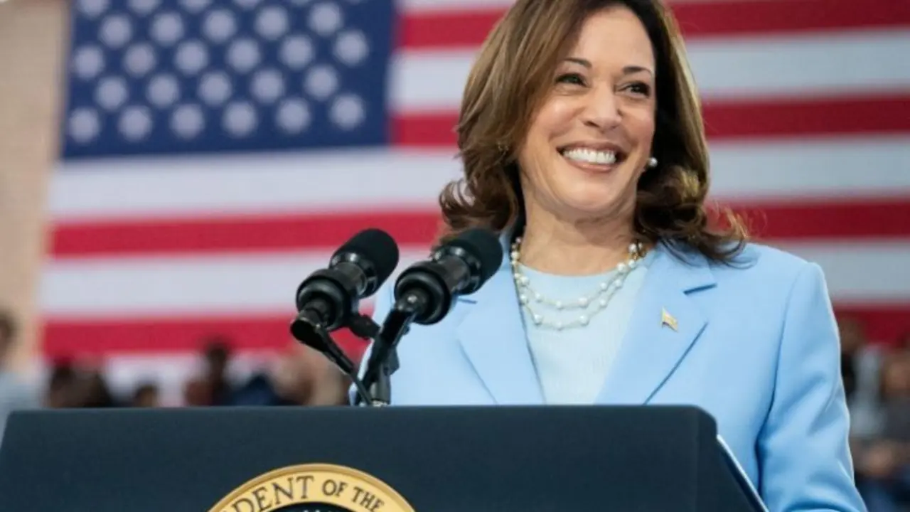 Kamala Harris, vicepresidenta de EE UU y candidata dem&oacute;crata. / @kamalaharris.