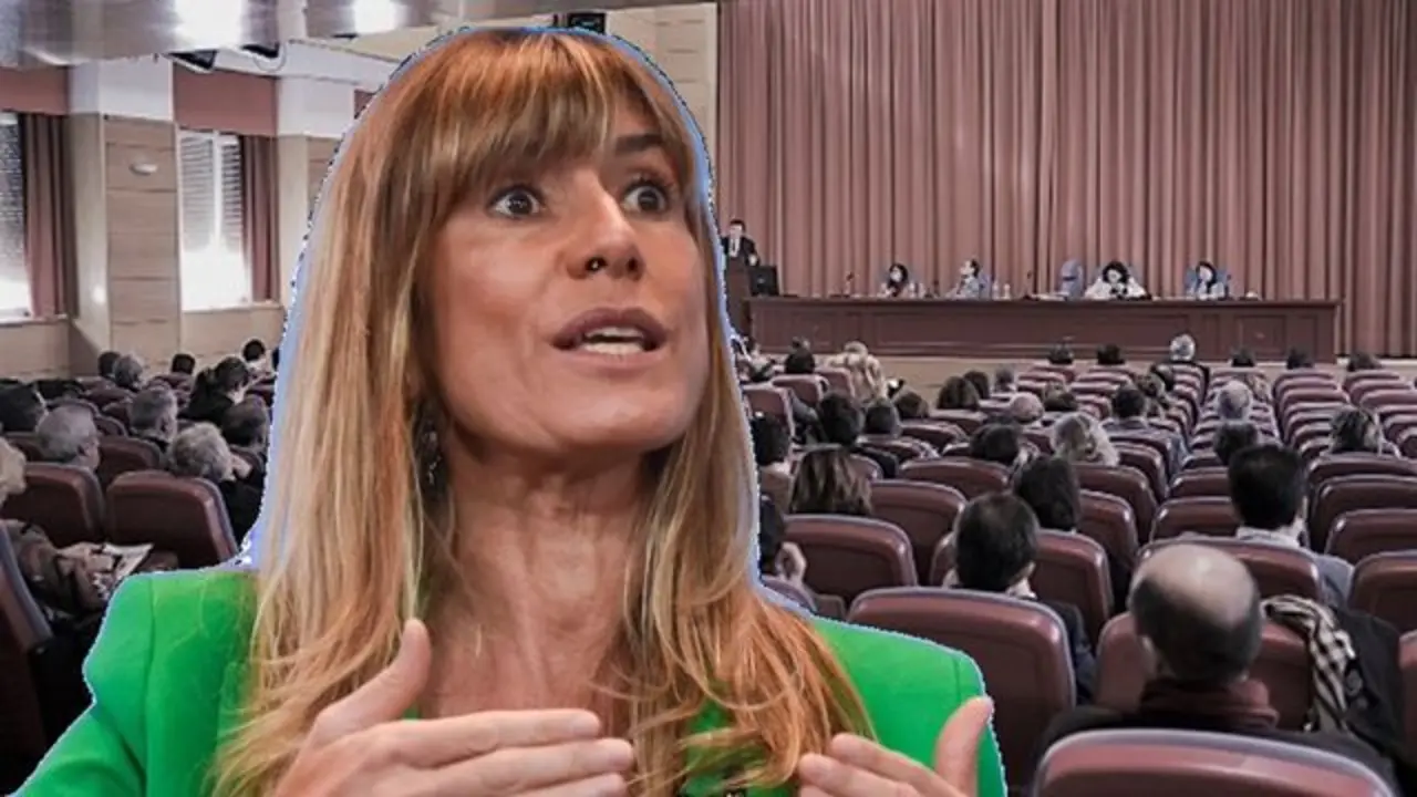 Bego&ntilde;a G&oacute;mez y el claustro de la Complutense en una reuni&oacute;n. / RR SS de F.R.