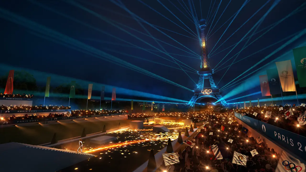 Ceremonia inaugural de los Juegos Ol&iacute;mpicos de 2024. / @Paris2024