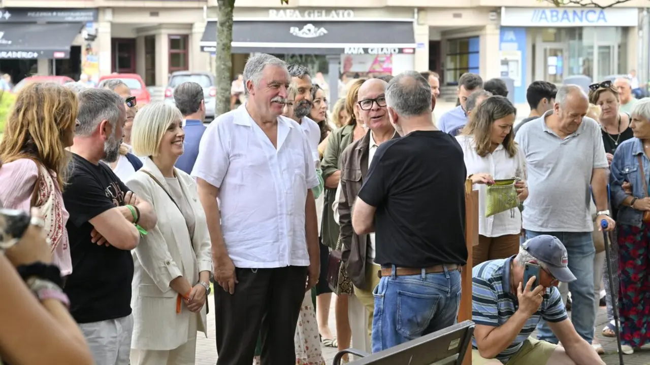 Ángel García Seoane, alcalde de Oleiros, en Alfaroleiros. / Concello de Oleiros