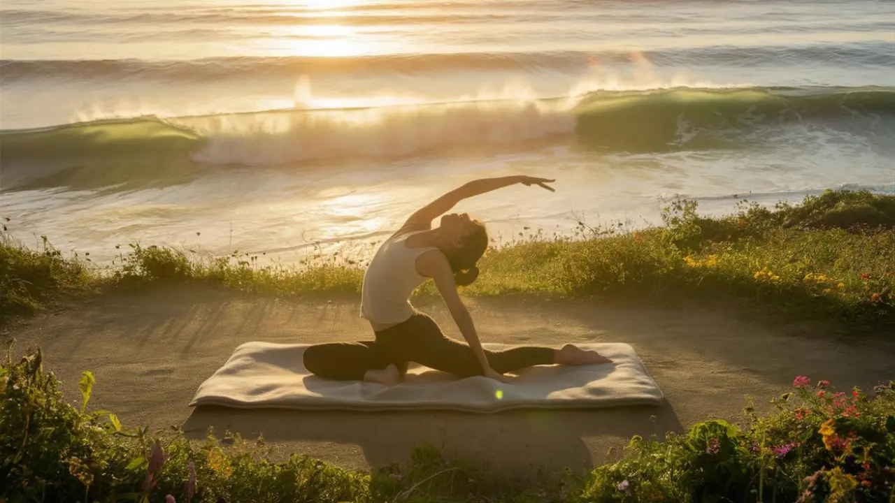 Una mujer practicando yoga. / MundiStyle