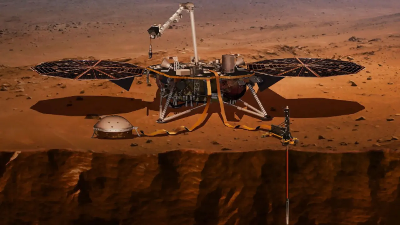La sonda InSight de la NASA en Marte. / NASA