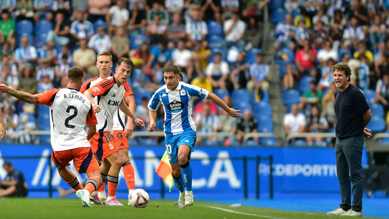 Imanol Idiakez, entrenador del Deportivo de La Coruña. / RCD