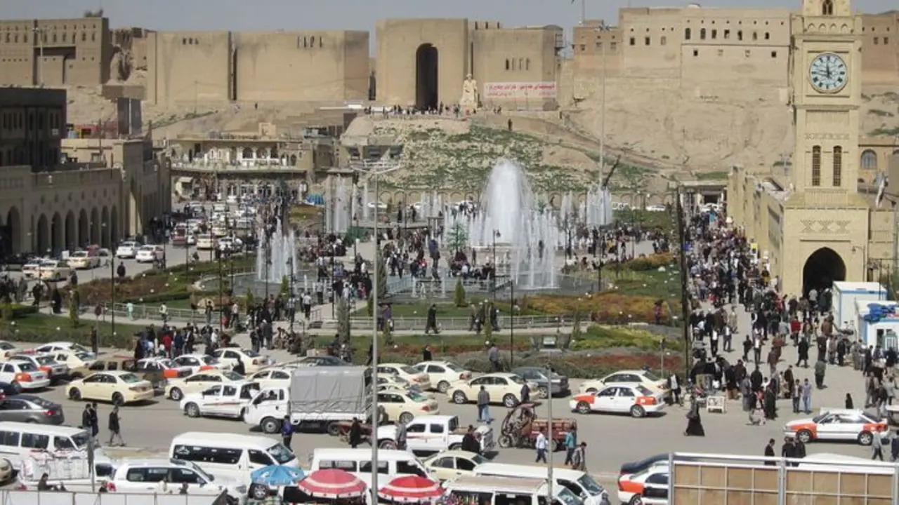 Vista de la ciudadela de Erbil, capital de la Regi&oacute;n Aut&oacute;noma Kurda. / Wikipedia.