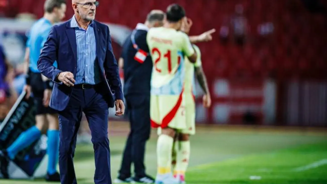 Luis de la Fuente, seleccionador espa&ntilde;ol. /  @sefutbol