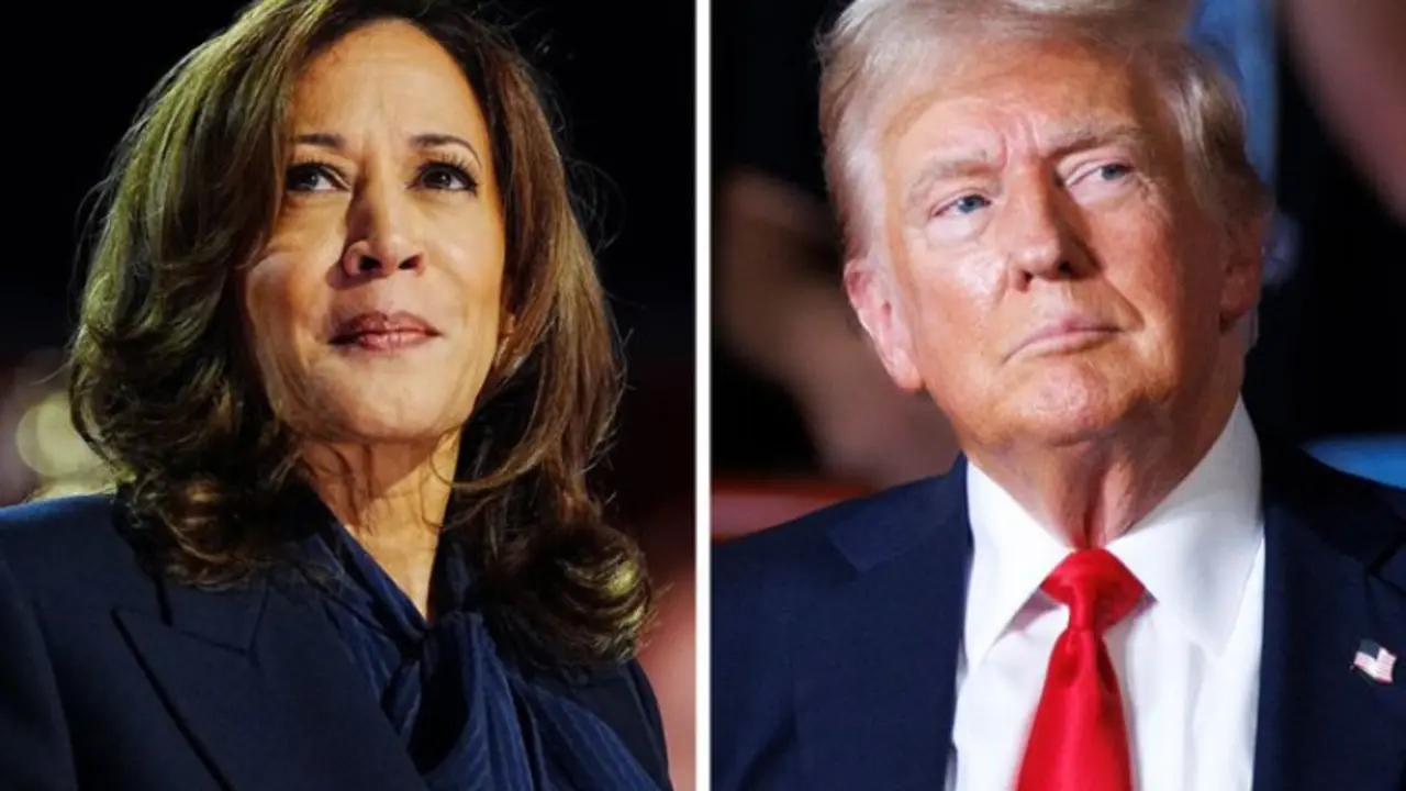 Kamala Harris y Donald Trump. / RR.SS.