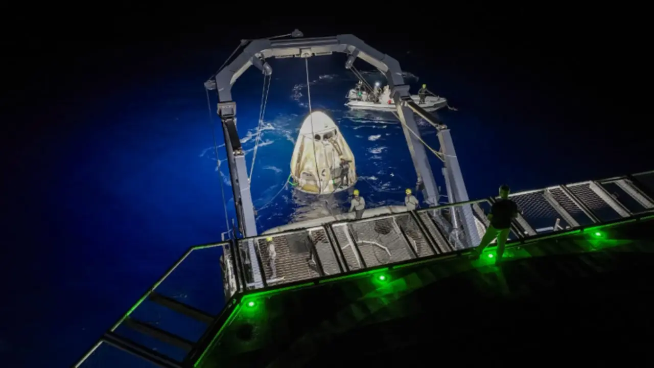 C&aacute;psula Resilience de la misi&oacute;n Polaris Dawn de SpaceX. / Polaris Program