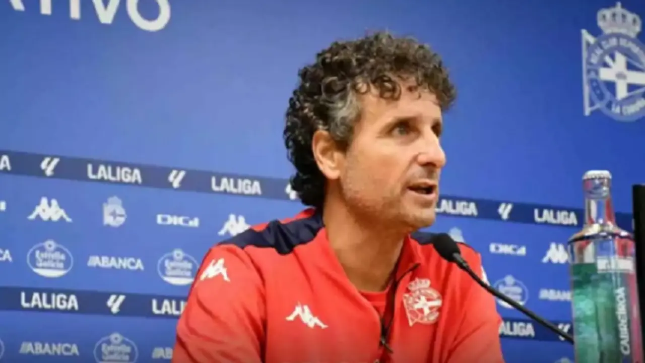Imanol Idiakez, entrenador del Deportivo La Coru&ntilde;a. / RR SS