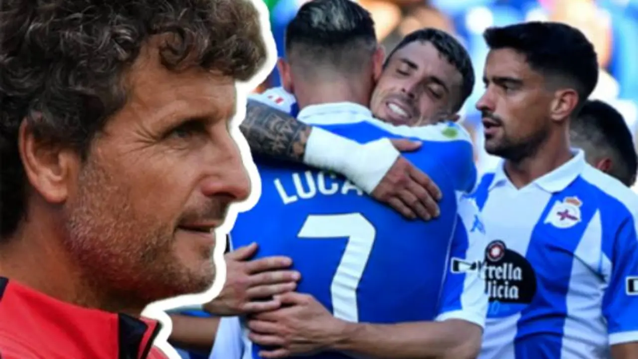 Imanol Idiakez, entrenador del Deportivo. / @rcdeportivo