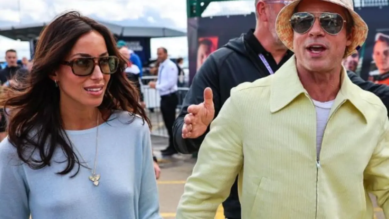 In&eacute;s de Ram&oacute;n, dise&ntilde;adora; y Brad Pitt, actor. / Instagram.