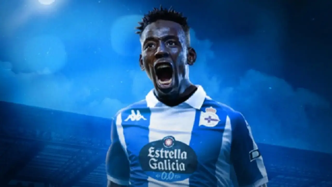 Mohamed Bouldini, jugador del Deportivo La Coru&ntilde;a. / RR SS