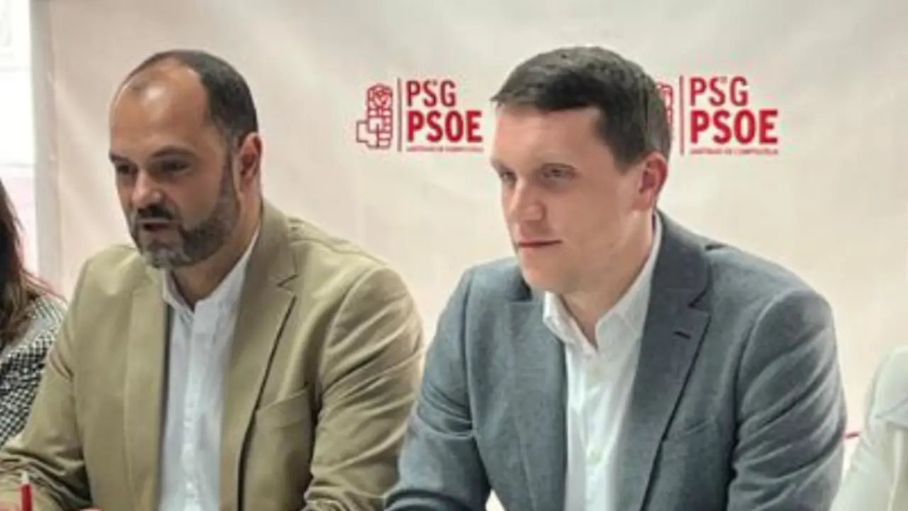 Bernardo Fernández y Aitor Bouza. / PSdeG