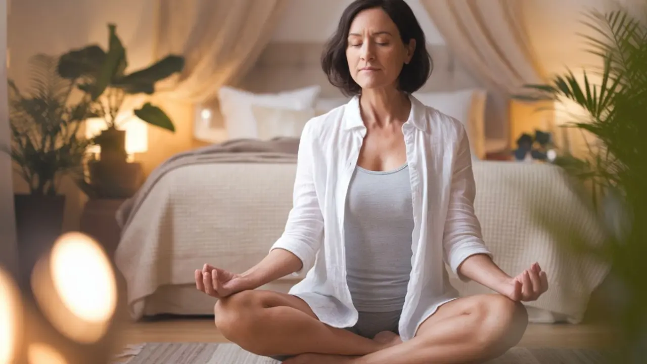 Una mujer practica yoga para alcanzar la serenidad a lo largo del d&iacute;a. / L.S.