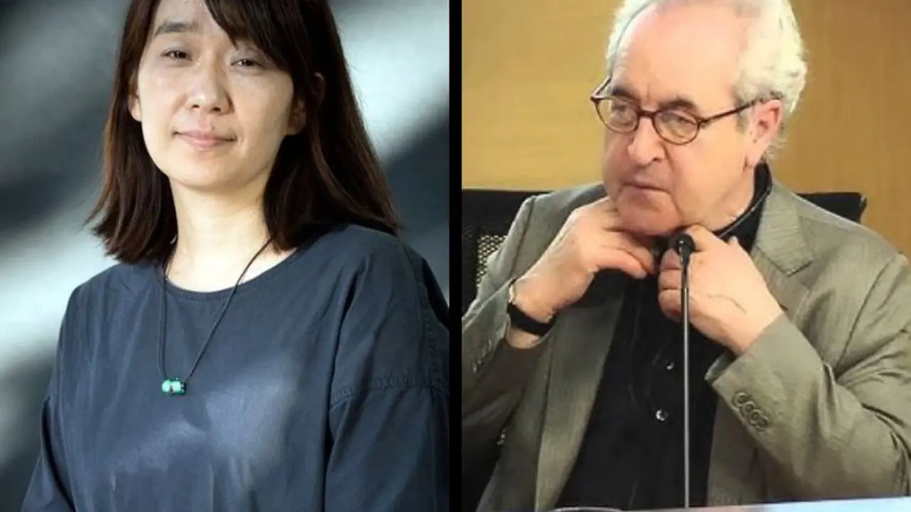 Han Kang, escritora ganadora del Nobel de Literatura 2024; John Banville, novelista. / RR SS.