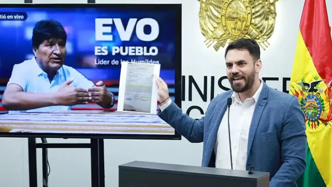 Eduardo del Castillo, ministro del aGobierno de Bolivia. / RR.SS.