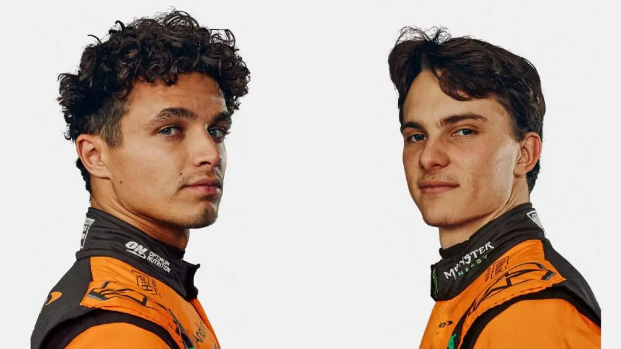 Lando Norris y Oscar Piastri, pilotos de McLaren. /  @mclarenF1