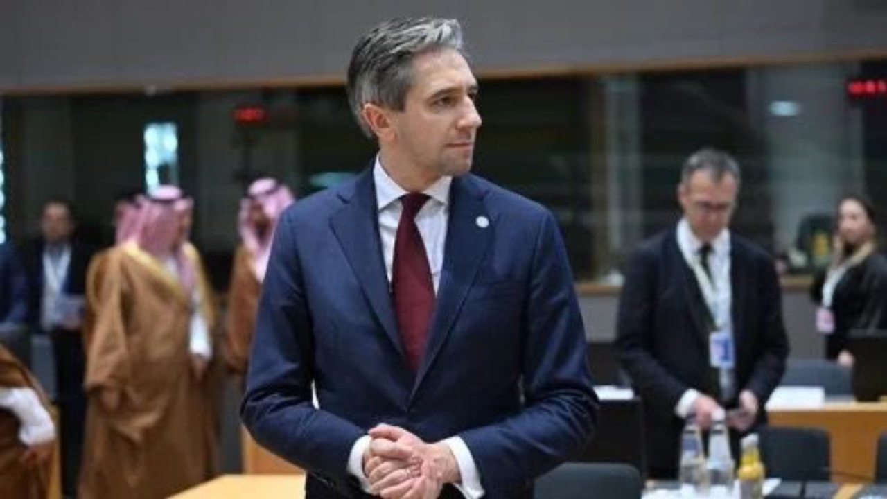 Simon Harris, primer ministro de Irlanda en el Consejo Europeo. / @SimonHarrisTD