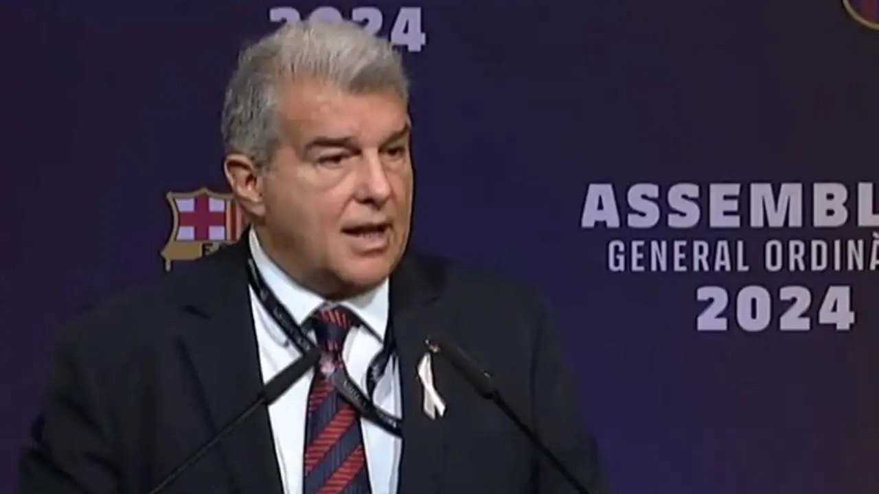 Joan Laporta, presidente del FC Barcelona. / @fcbarcelona