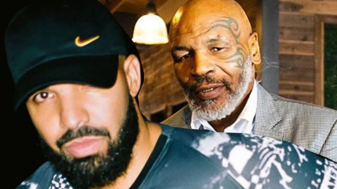 Drake y Mike Tyson. / @champagnepapi