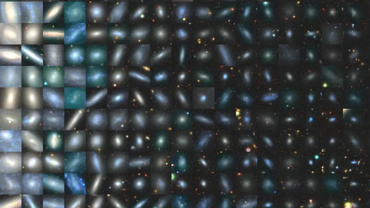 Im&aacute;genes de galaxias del visor de cielo DESI Legacy Surveys. / Yao-Yuan Mao- Universidad de Stanford