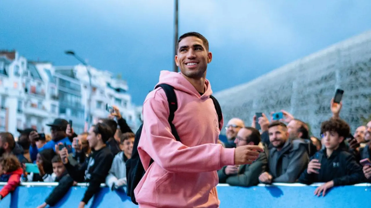 Achraf Hakimi, futbolista del PSG. /  @AchrafHakimi