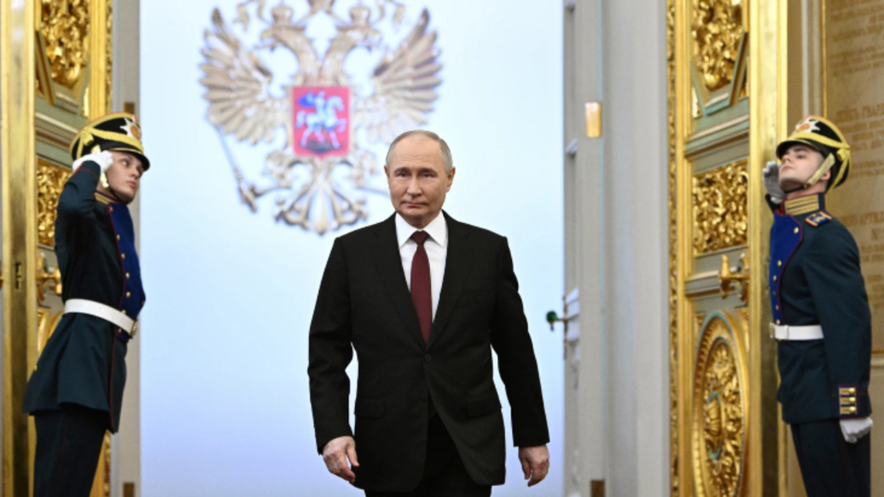Vladimir Putin, presidente de Rusia en su investidura. / RR.SS.