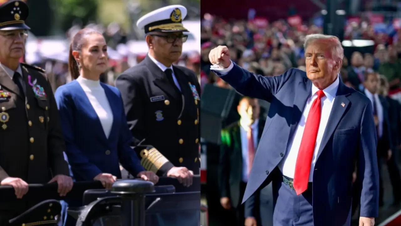Claudia Sheinbaum y Donald Trump. / Mundiario