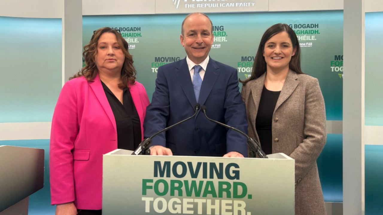 Miche&aacute;l Martin, candidato del Fianna F&aacute;il en Irlanda. / Fianna F&aacute;il