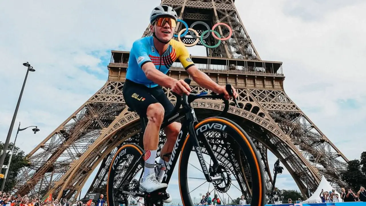 Remco Evenepoel, ciclista belga durante los Juegos Ol&iacute;mpicos de Par&iacute;s 2024. /   Instagram: remco