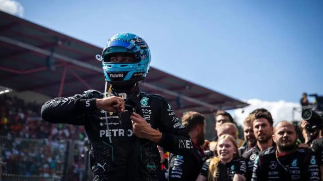 George Russell, piloto de la escuder&iacute;a Mercedes. /  @gerogerussell63