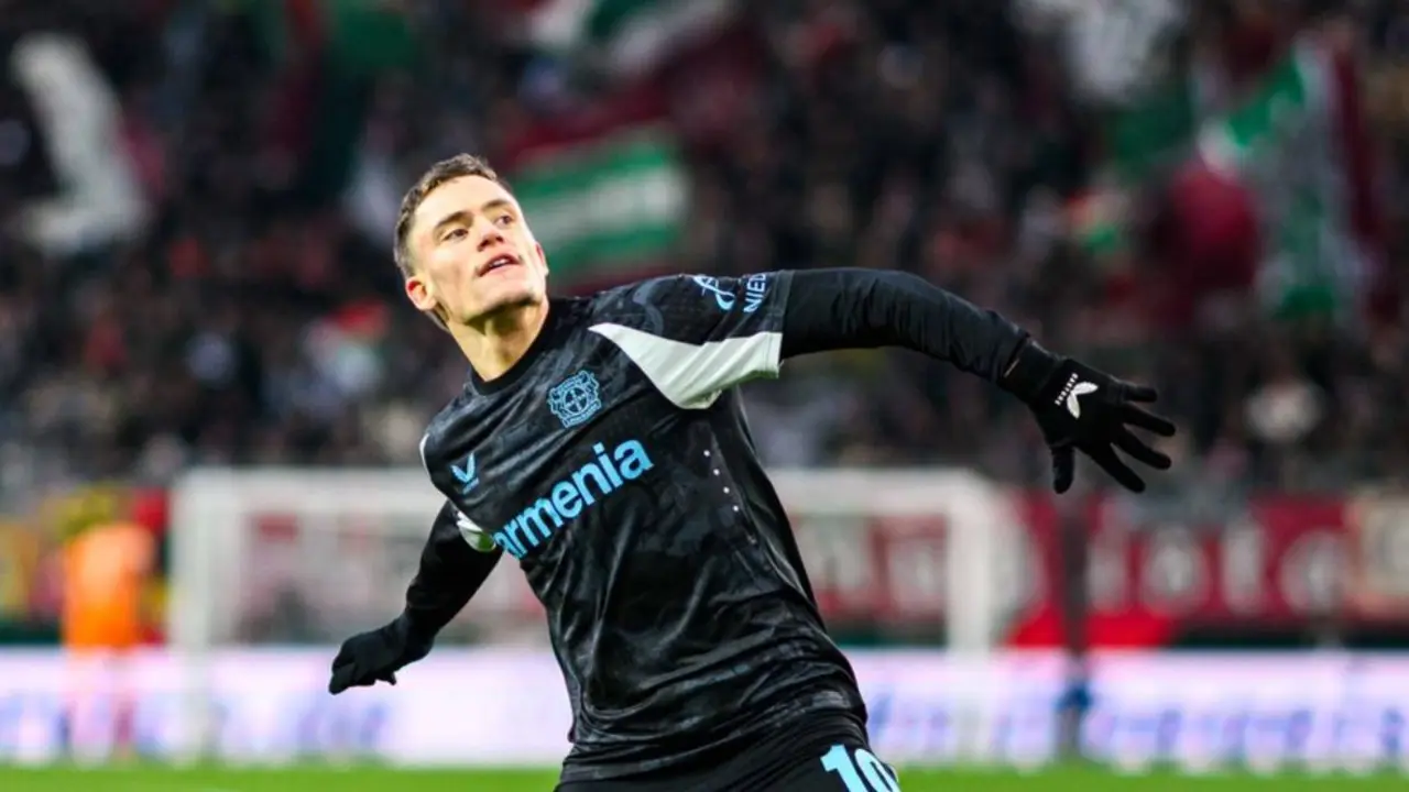 Florian Wirtz, atacante del Leverkusen. /  @bayer04_en