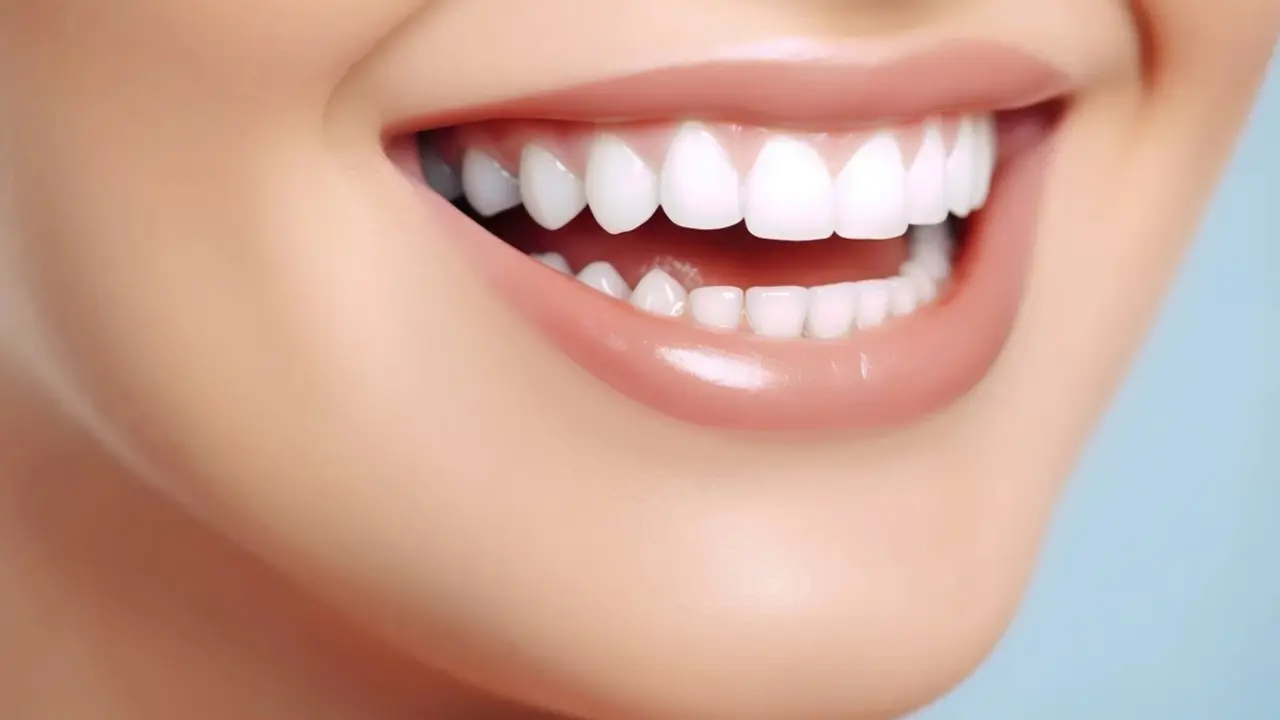 Una mujer con carillas dentales. / Pixabay.